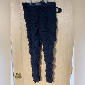 Savage x Fenty sport Black Ruched Leggings XL